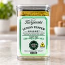 Tempero Lemon Pepper Gourmet Karpinski 110 g — detalhe da embalagem e do rótulo