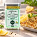 Tempero Lemon Pepper Gourmet Karpinski 110 g — ao lado de peixe grelhado