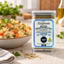 Blend Mediterrâneo Gourmet Karpinski 70 g — ao lado de arroz com legumes
