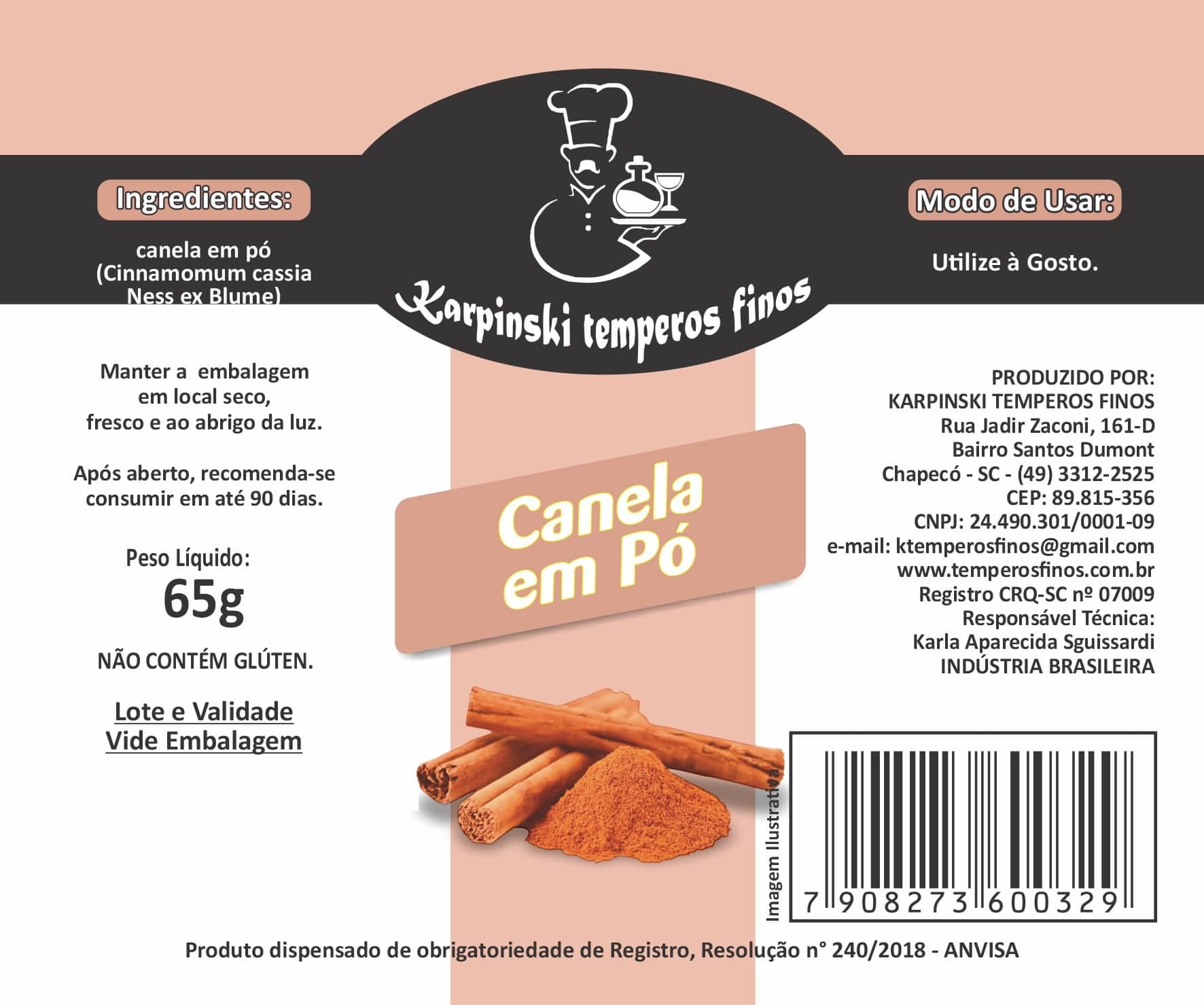 Canela em Pó