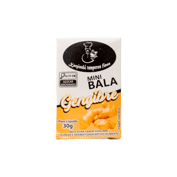 Mini Bala Gengibre Display C/12UN