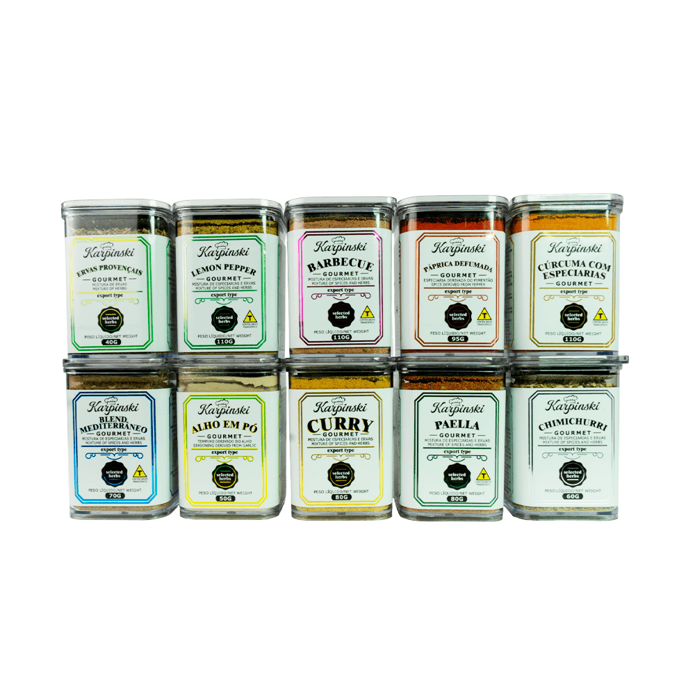 Kit Gourmet C/10 Temperos White