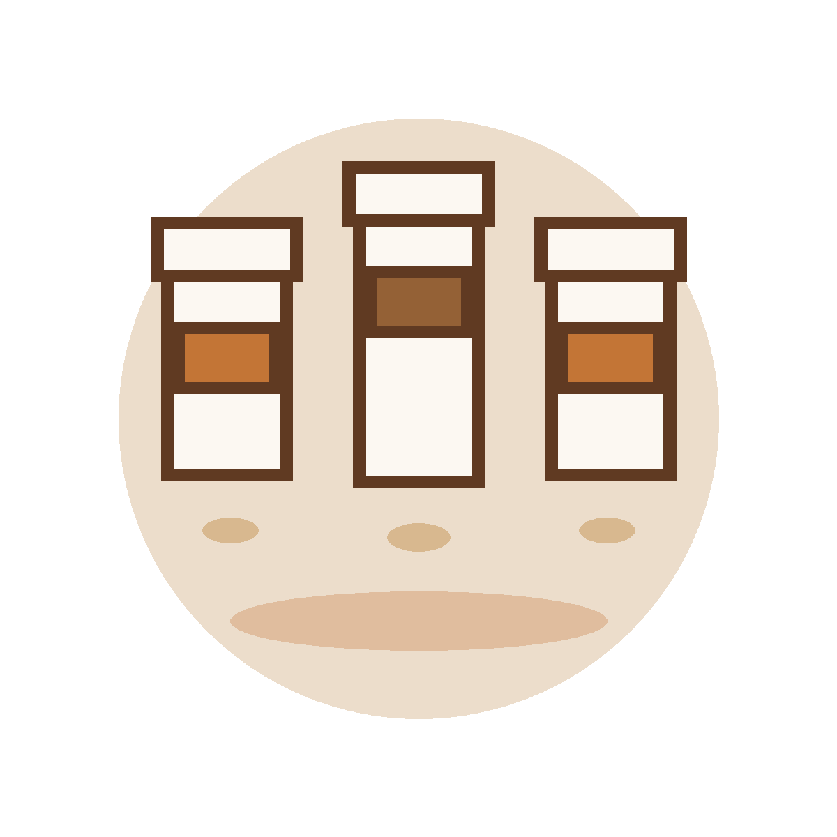 Balas em ilustração