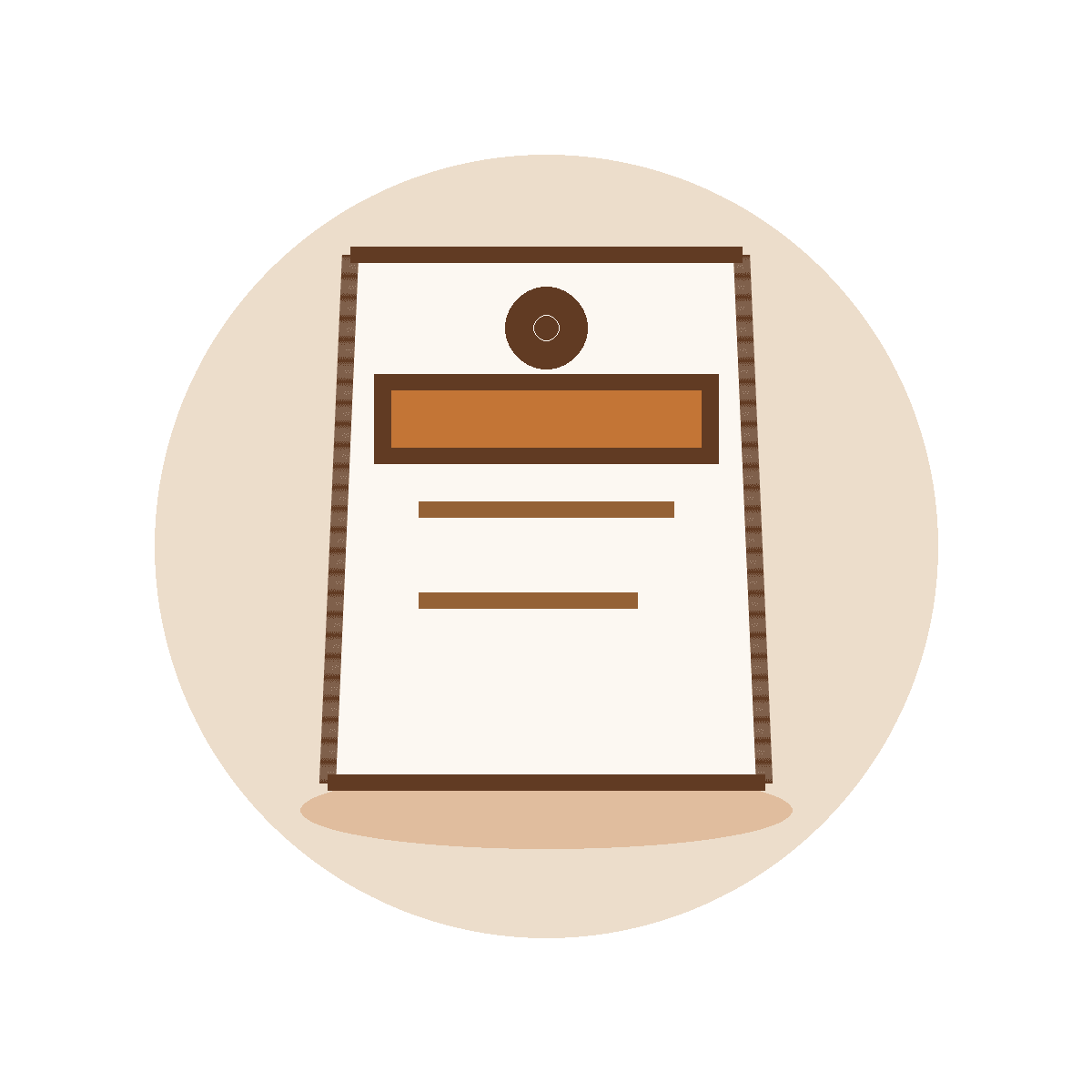 Lapela em ilustração