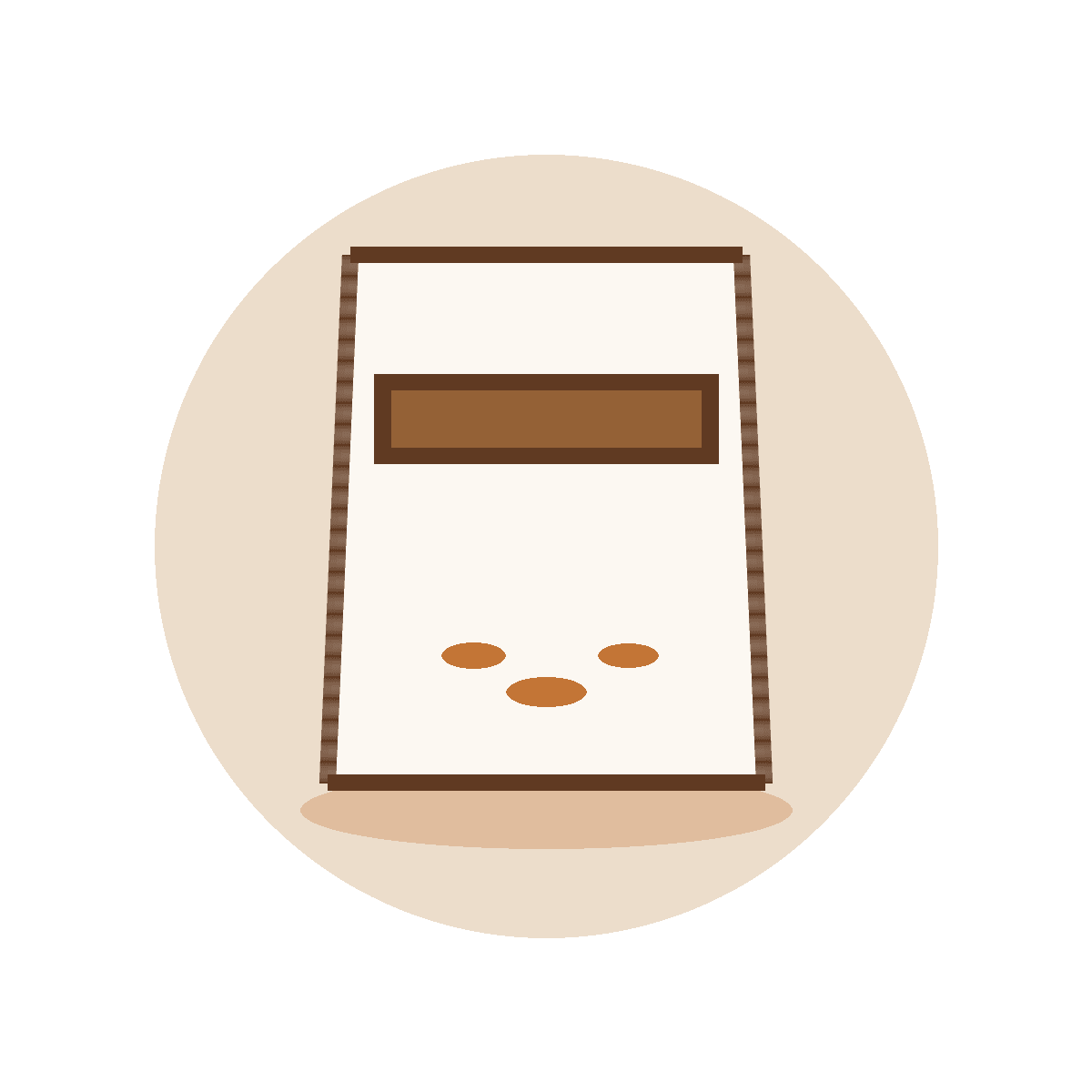 Sachê em ilustração