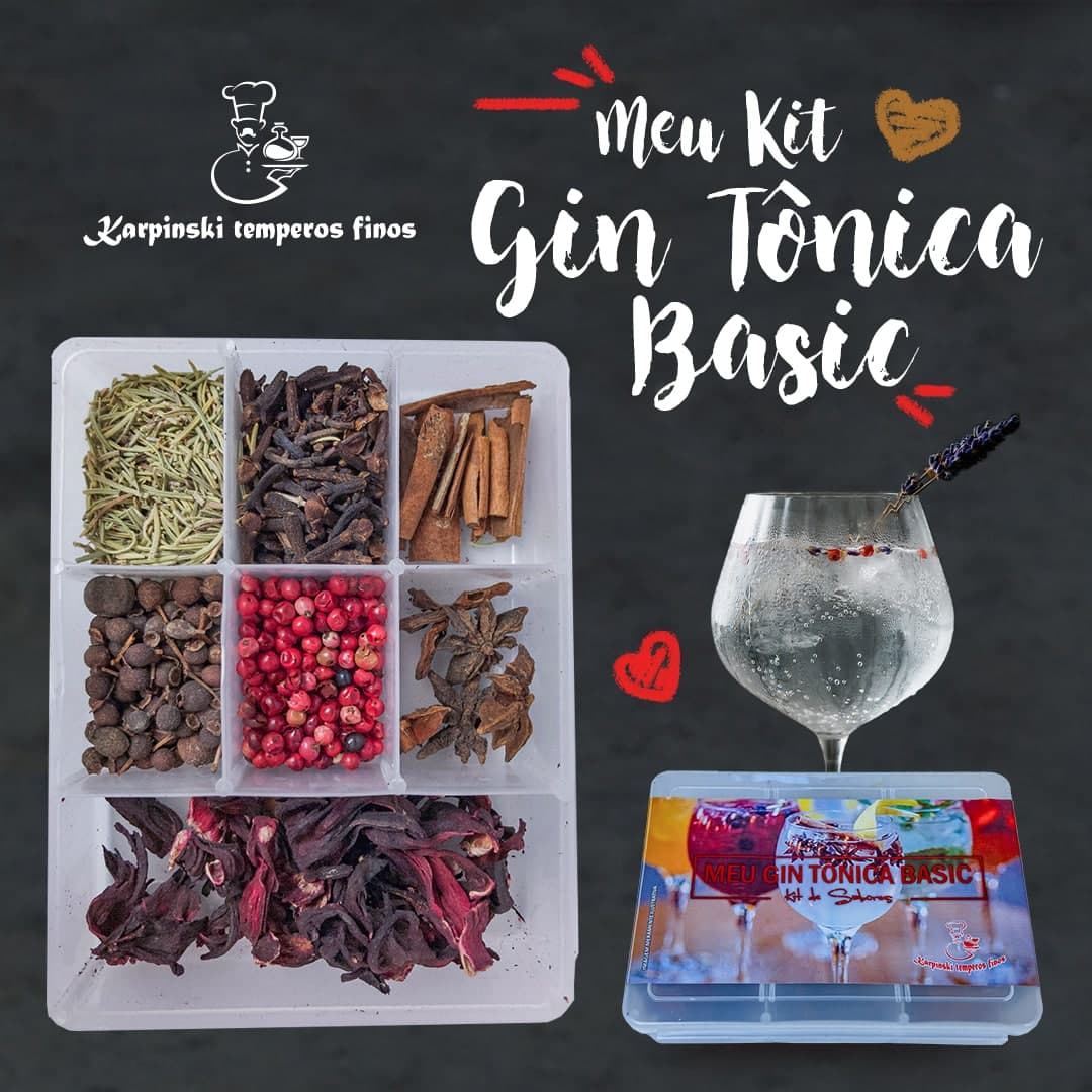 Kit Meu Gin Tônica Basic Karpinski Temperos Finos - foto 2