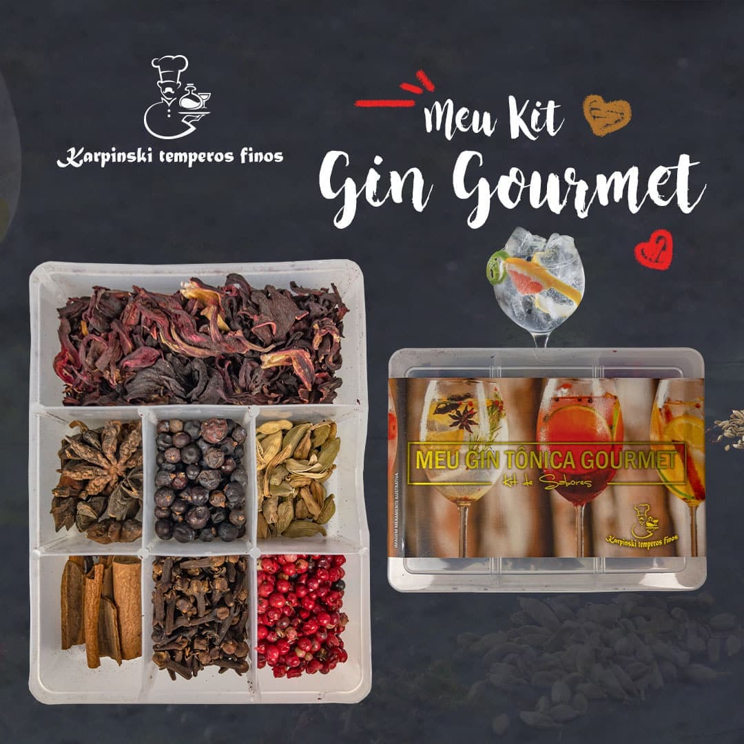 Kit Meu Gin Gourmet Karpinski Temperos Finos - foto 3