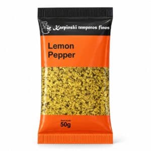 Tempero Lemon Pepper em Sachê Karpinski 50 g