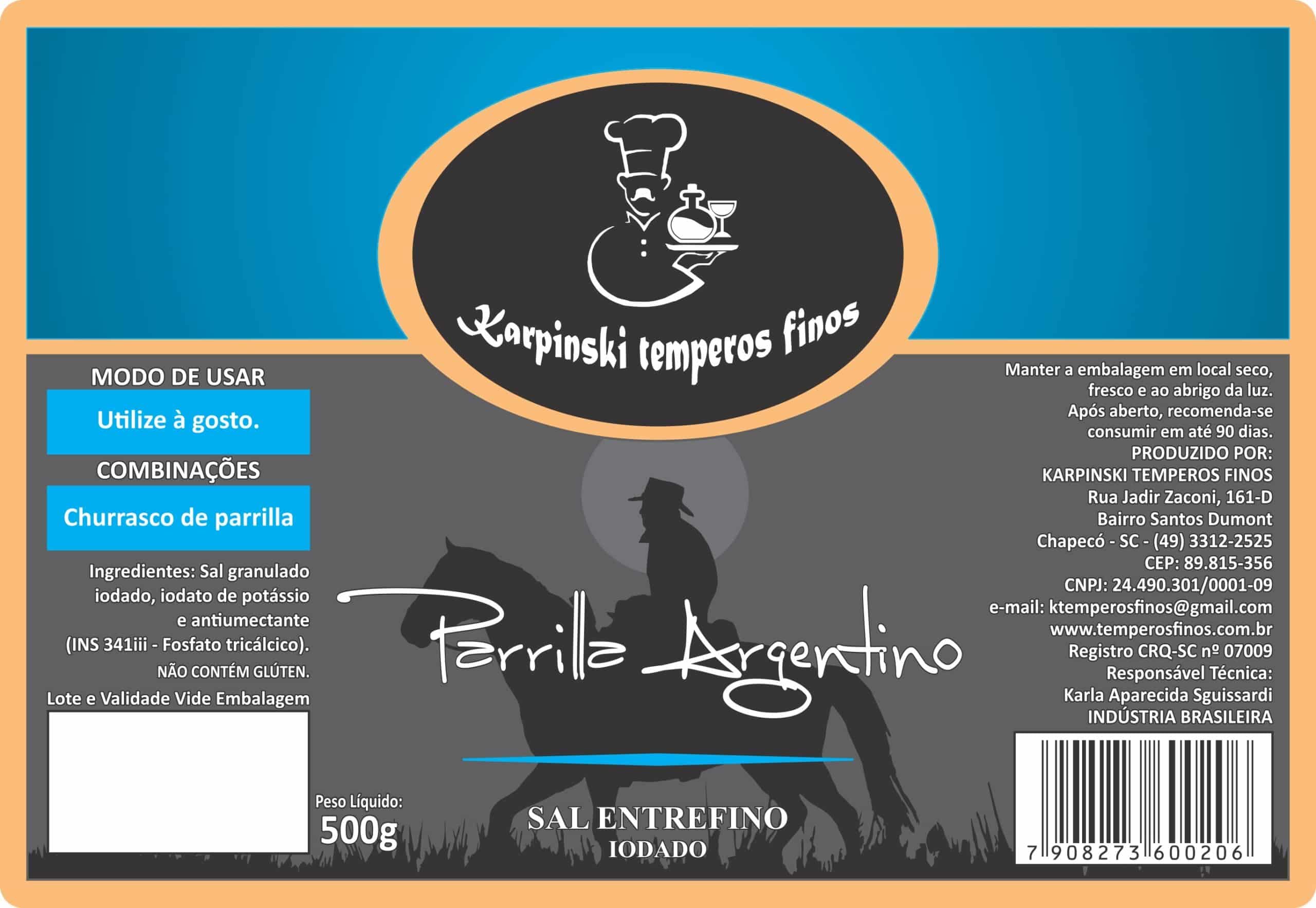 Sal Parrila Entrefino Parrilla