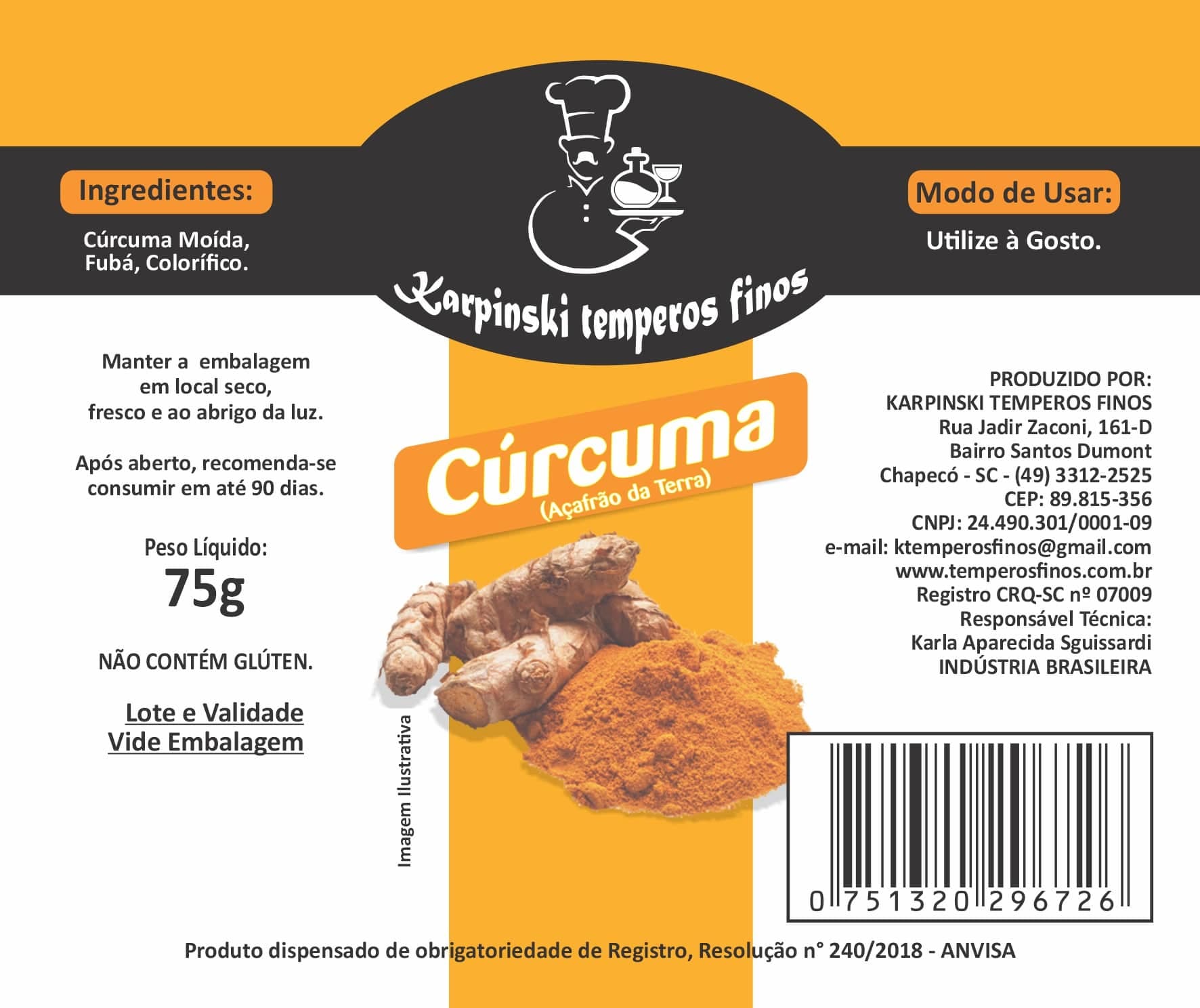 Cúrcuma (Açafrão)