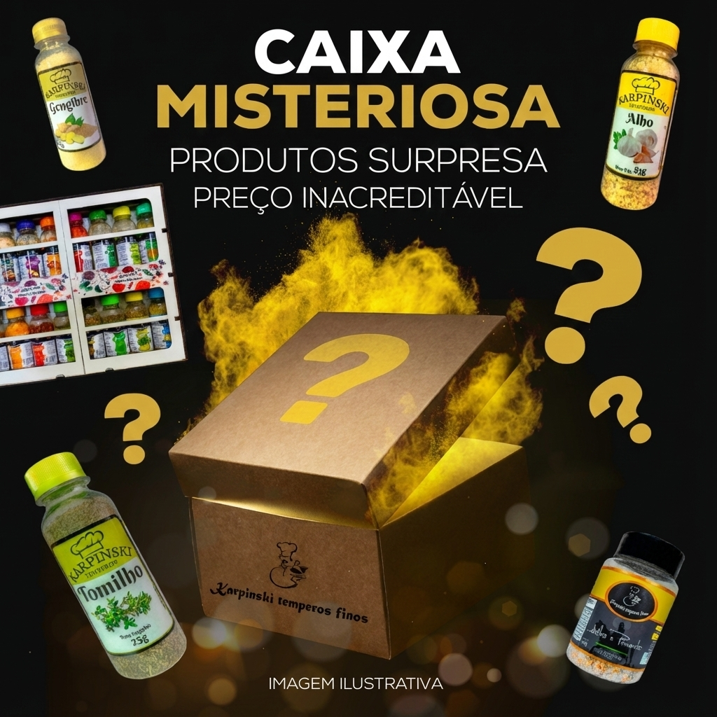 Caixa Misteriosa Karpinski – Surpresas cheias de sabor